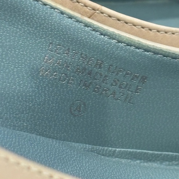 Etienne Aigner Cream Heels with Wooden Block Heel in size 10. Great condition! - Picture 6 of 15